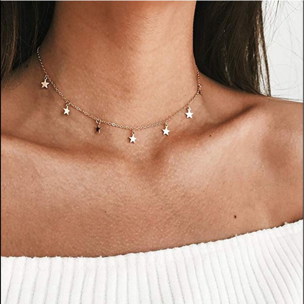⭐️️Lucky Star Choker Necklace ⭐️️